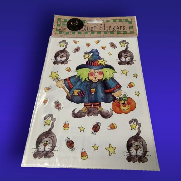Vintage Halloween Letters Spooky Stickers Frances Meyer 1997 ProvoCraft Designer - Picture 6 of 9